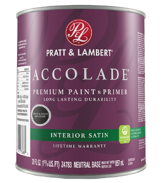 Accolade 0000Z4783-14 Satin Latex Interior Paint, 29 Ounce