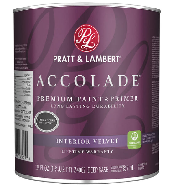 Accolade 0000Z4082-14 Velvet Interior Paint, 1 Quart