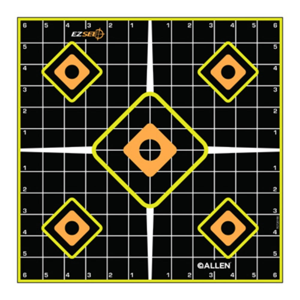 Allen 15314 EZ See Sight In Grid Target, Black