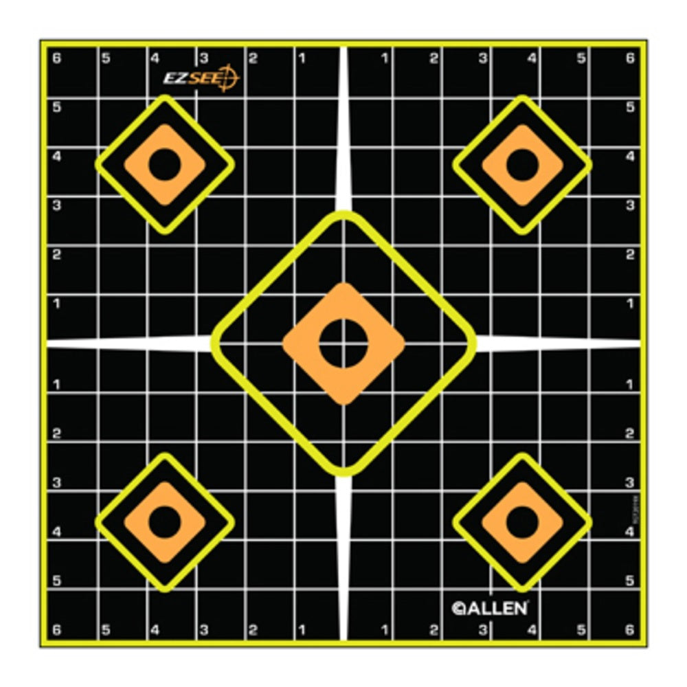 Allen 15314 EZ See Sight In Grid Target, Black