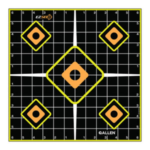 Allen 15314 EZ See Sight In Grid Target, Black