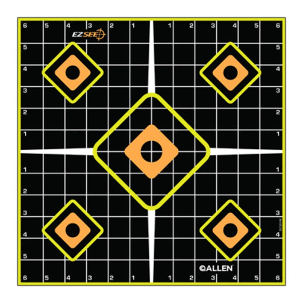Allen 15314 EZ See Sight In Grid Target, Black