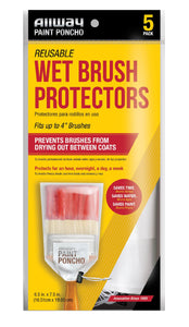 Allway Tools PON-BR Paint Poncho Brush, 5-Pack