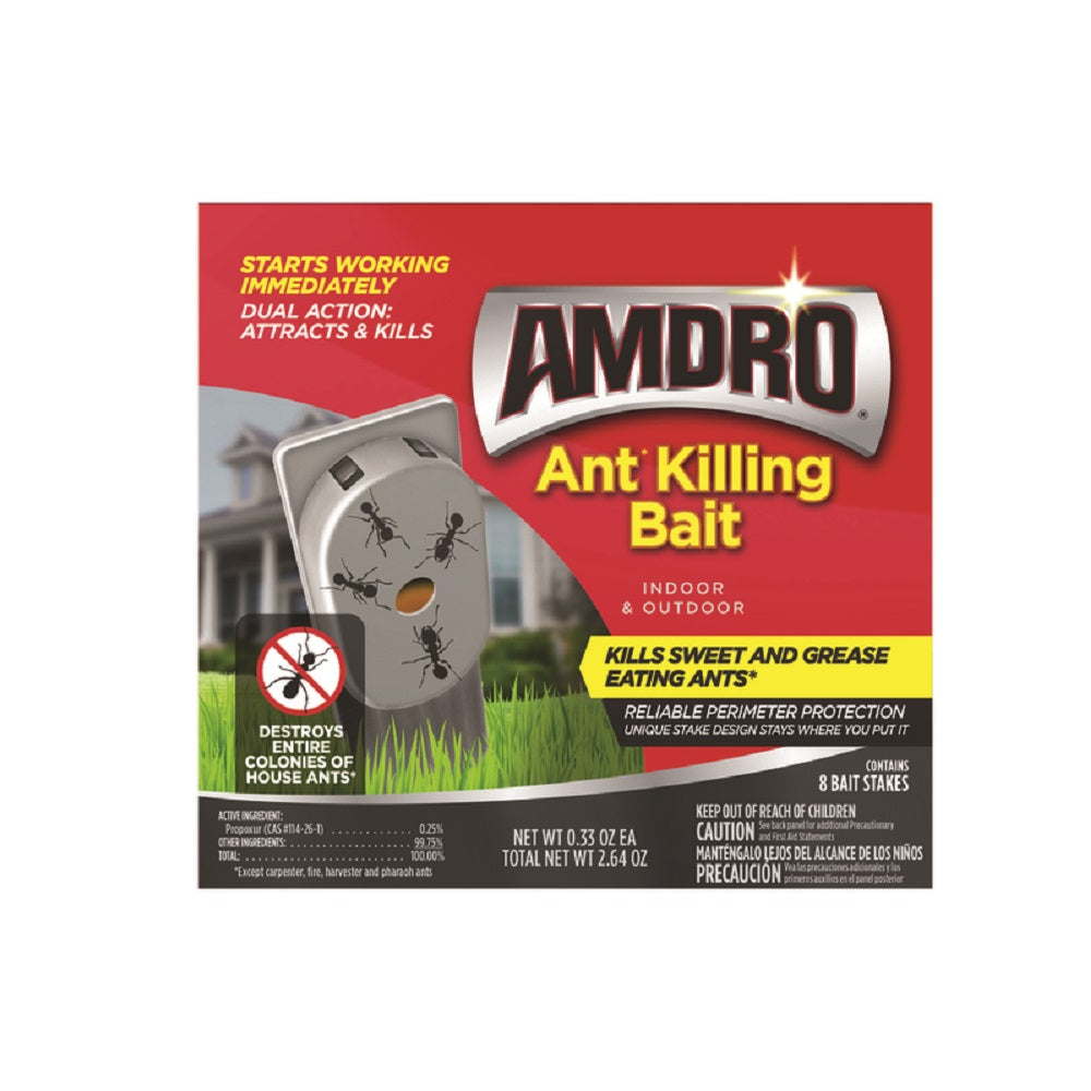 Amdro 100531828 Ant Killing Bait Stakes, 8-Count