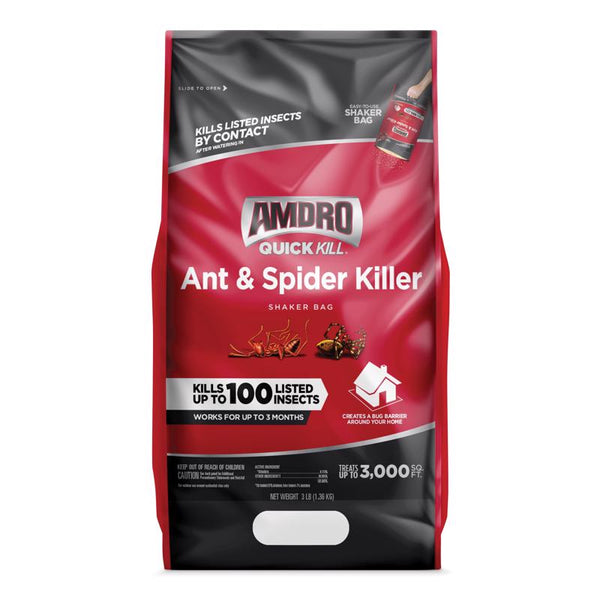 Amdro 100545849 Quick Kill Spider & Ant Killer, 3 Lb
