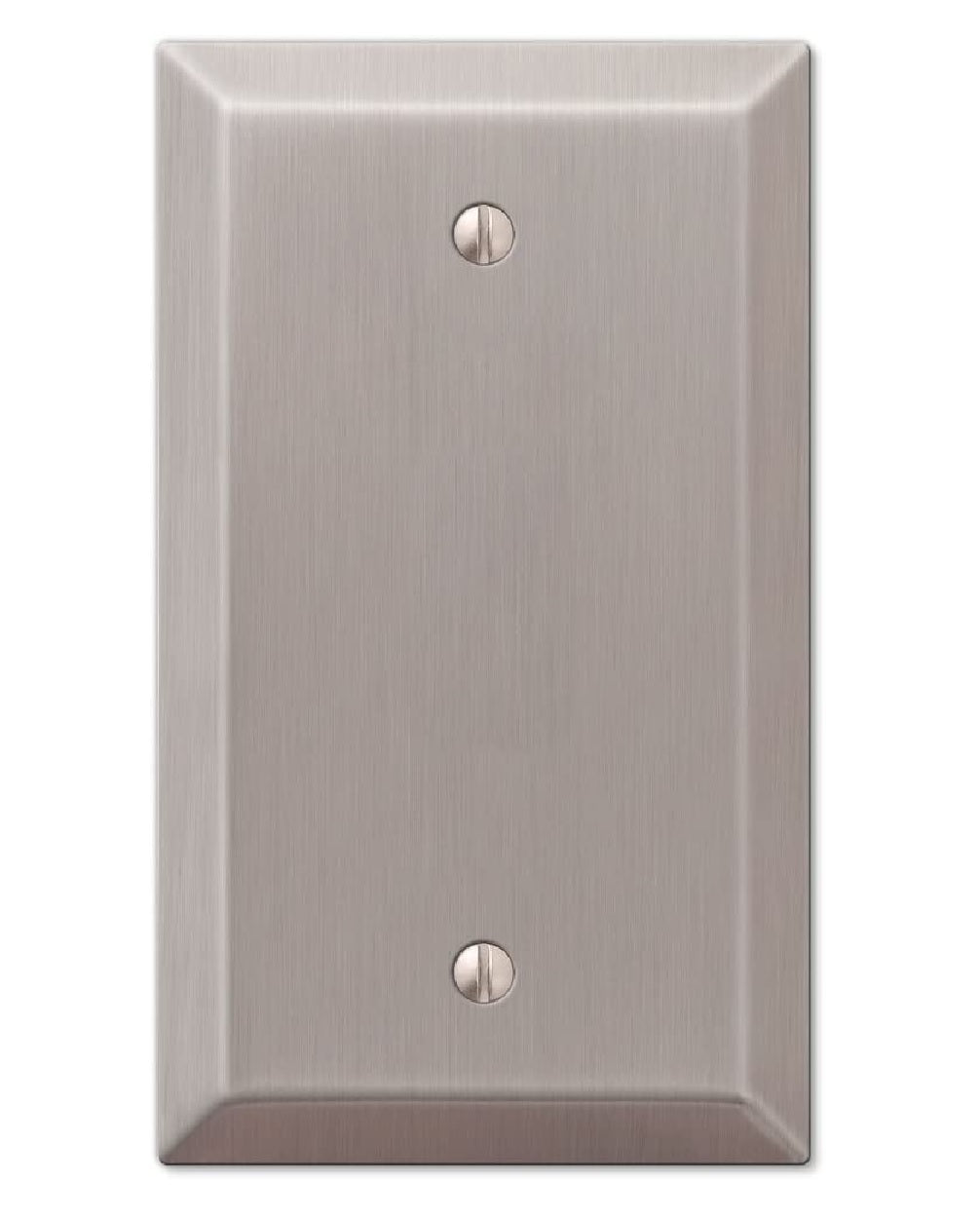 AmerTac 163BBN 1 Blank Wallplate, Steel