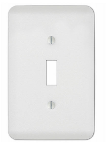 AmerTac 635TW 1 Toggle Paintable Wall Plate, White