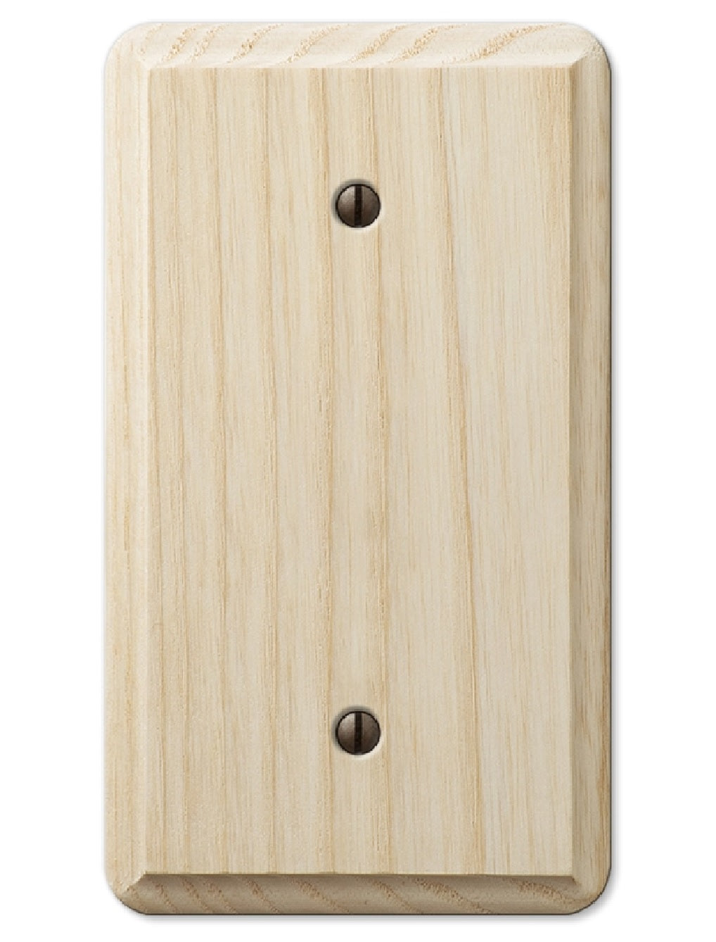 Amerelle 401B Wood Blank Wall Plate, Unfinished