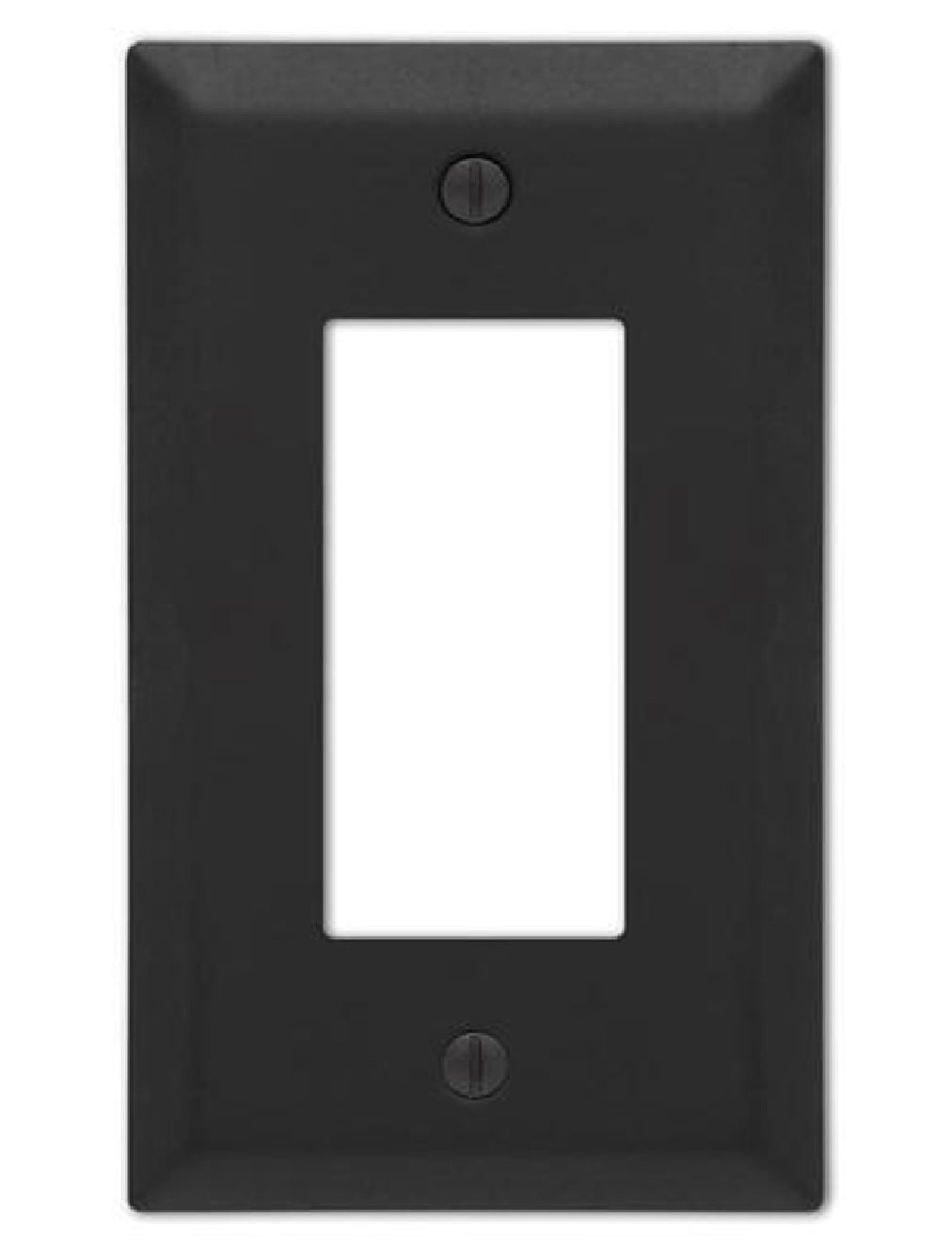 Amerelle 163RMB Century 1 Gang Rocker Wall Plate, Black