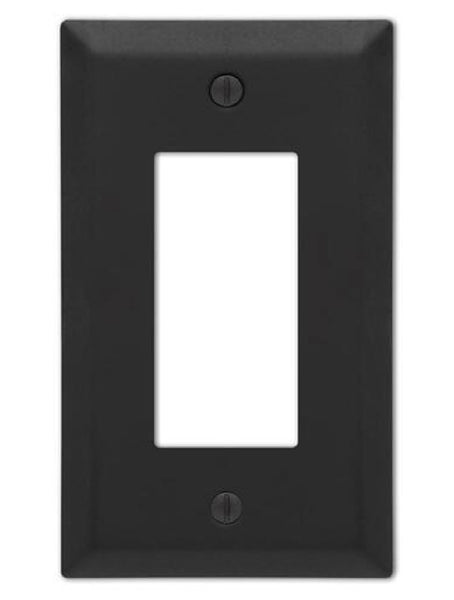 Amerelle 163RMB Century 1 Gang Rocker Wall Plate, Black