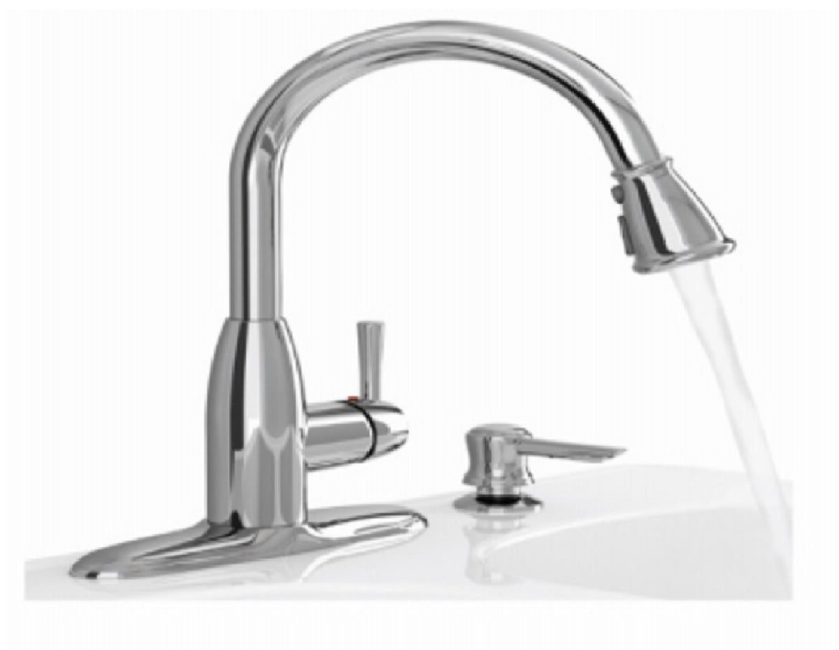 American Standard 9319300.002 Kitchen Faucet and Soap Dispenser, Chrome