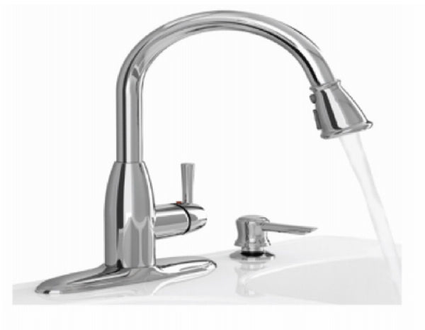 American Standard 9319300.002 Kitchen Faucet and Soap Dispenser, Chrome