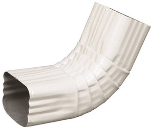 Amerimax 47264 "A" Gutter Elbow, White, Aluminum
