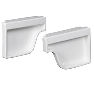 Amerimax M0611 Gutter End Cap, White
