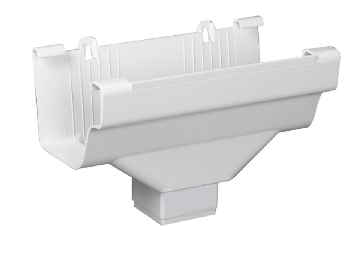 Amerimax M0706 Traditional Gutter Drop Outlet, White