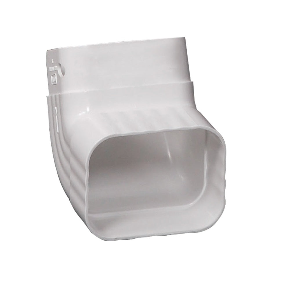 Amerimax M0727 Traditional Gutter Elbow, White
