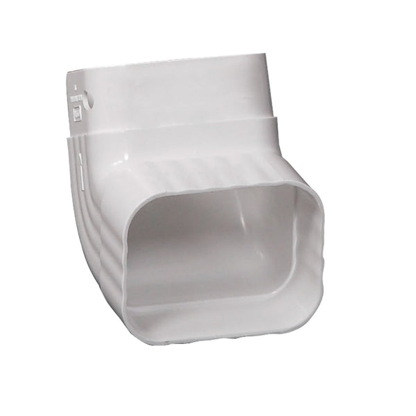 Amerimax M0727 Traditional Gutter Elbow, White