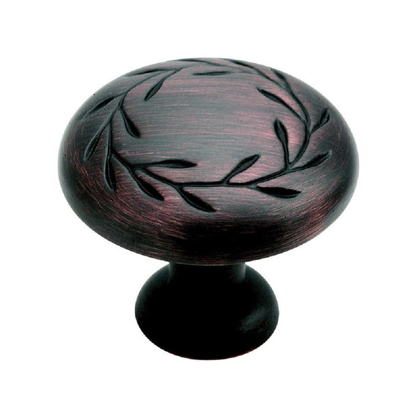 Amerock BP1581ORB Natures Splendor Cabinet Knob, 1-5/16 in., Oil Rubbed Bronze