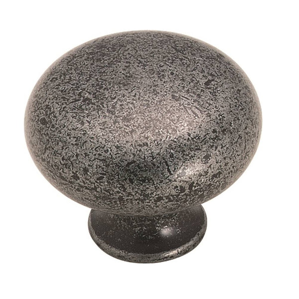 Amerock BP771WI Round Legacy Knob, 1-1/4", Wrought Iron