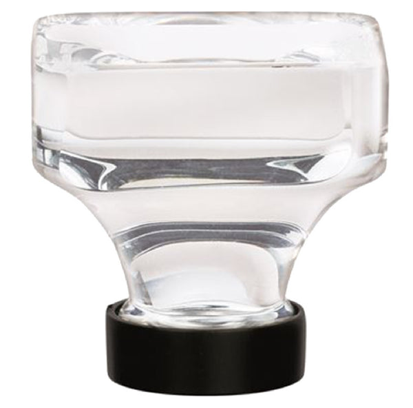 Amerock BP36653CBBR Glacio Square Glacio Cabinet Knob, 1-3/8 Inch