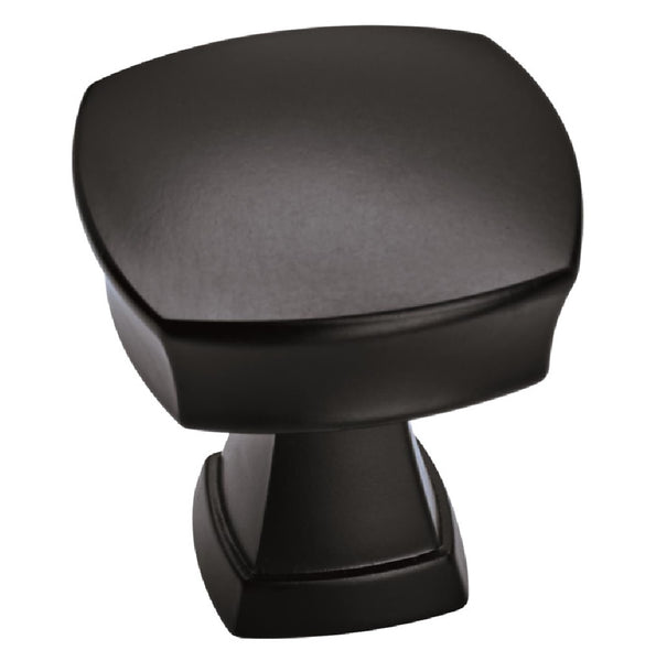 Amerock BP11287FB Cabinet Knob, Matte Black