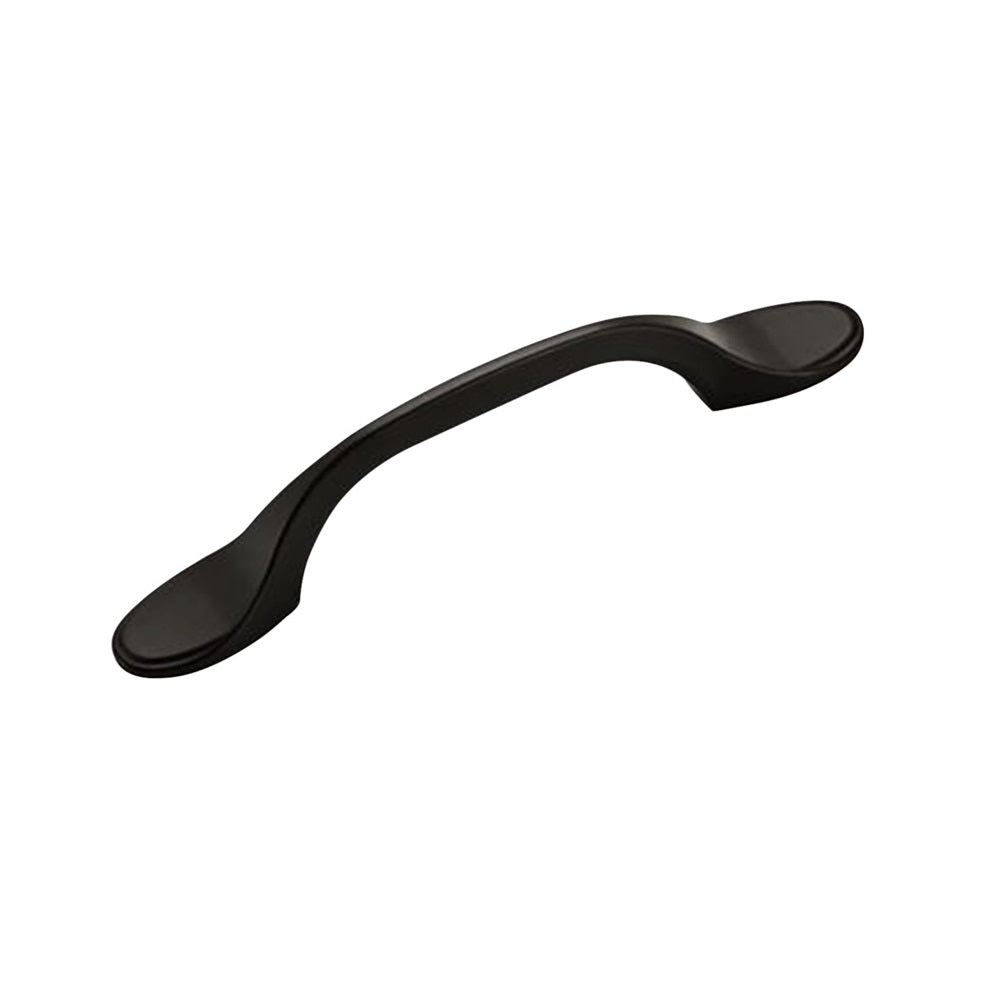 Amerock BP21935FB Cabinet Pull Handle, Zinc, Matte Black