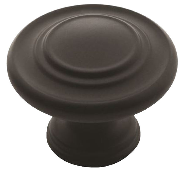 Amerock  BP1586FB Inspirations Cabinet Knob, Flat Black