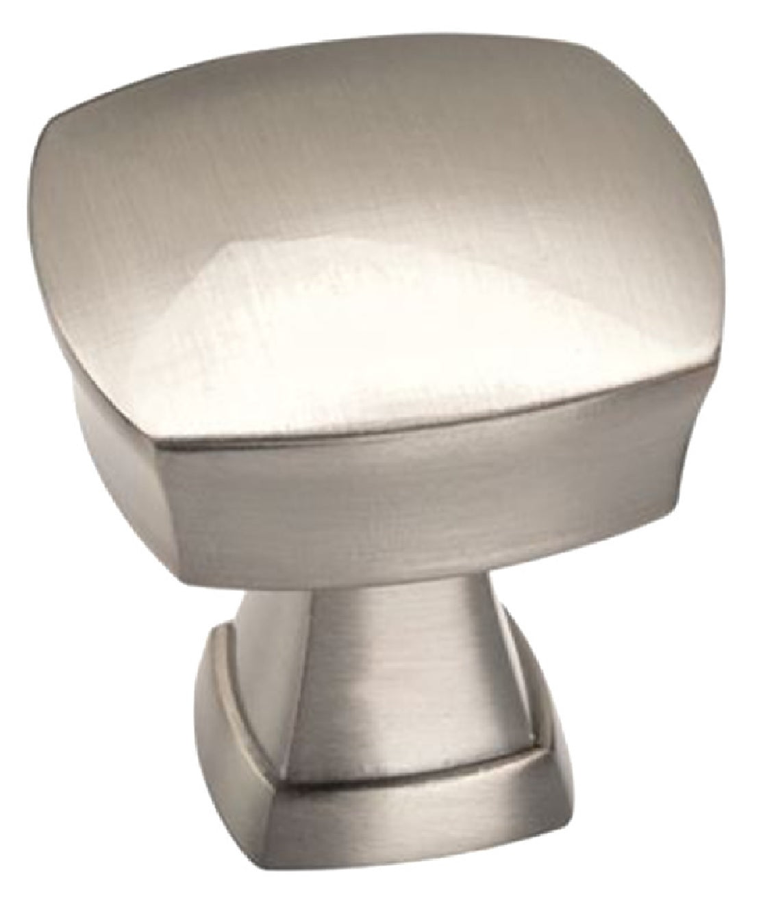 Amerock BP11287G10 Transitional Square Cabinet Knob, Satin Nickel