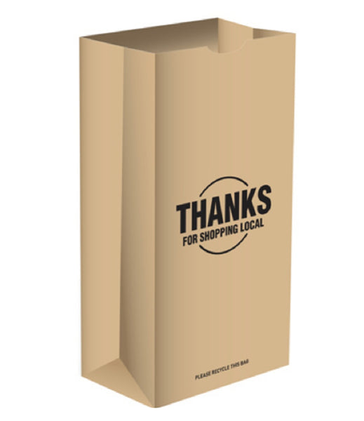 Ampac TVNB-2RK Natural Kraft Paper Bag