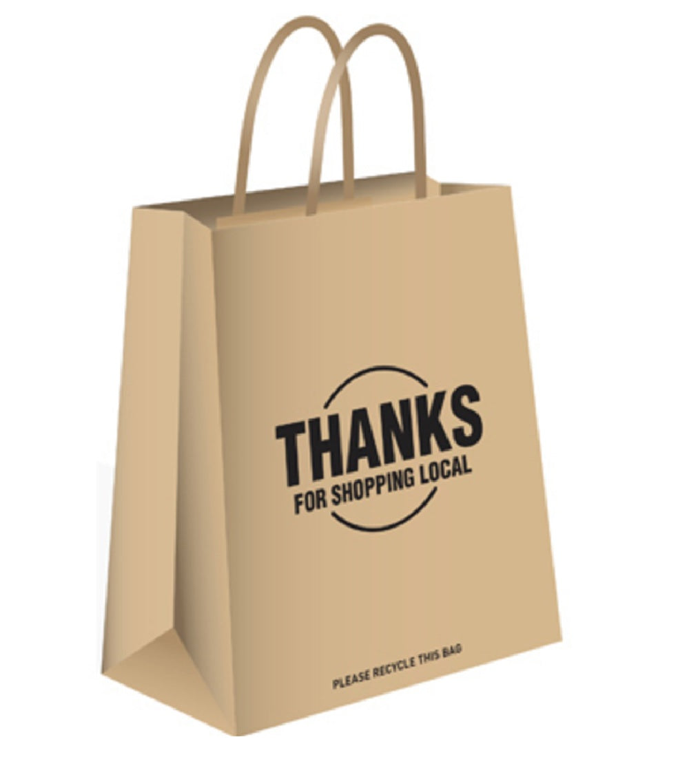 Ampac TVNB-SML Small Paper Shopper Bags