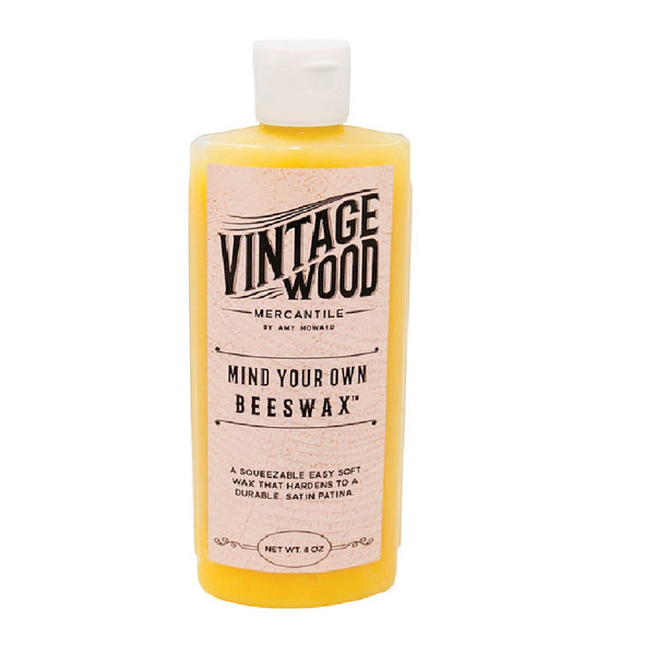 Amy Howard At Home AH962 Vintage Wood Mind Your Own Beeswax, 8 Oz