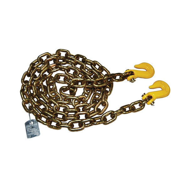 Ancra 50364-38-10 Chain Assembly with Clevis Hook, 3/8 Inch x 10 Feet