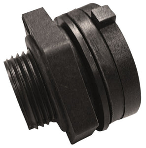 Anderson Metals 28693PB Schedule 40 Bulkhead Fitting, 1/2 Inch