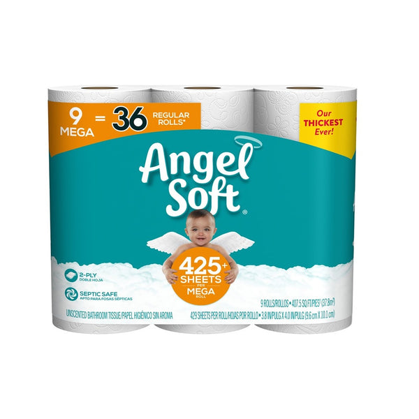 Angel Soft 79253 Toilet Paper, White