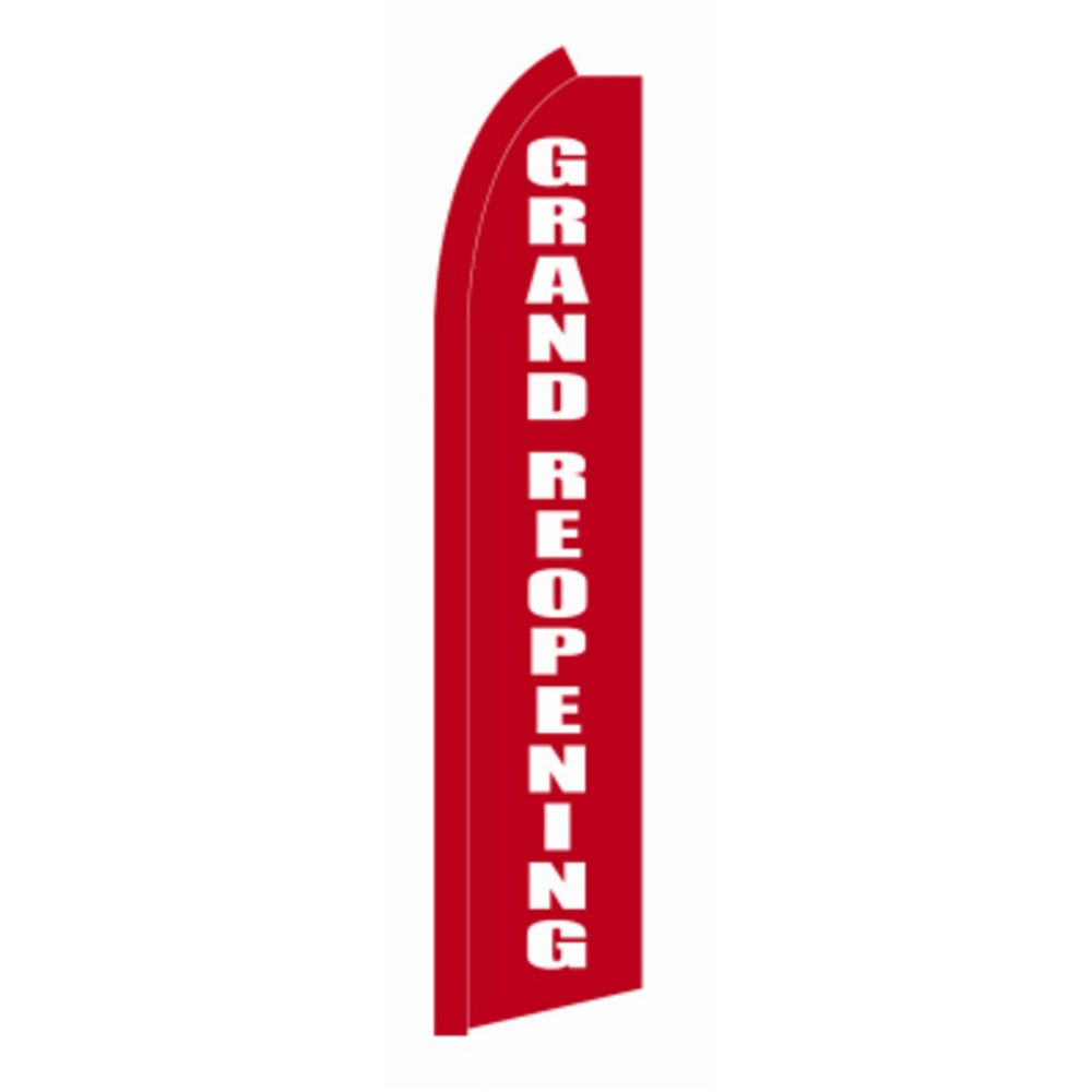 Annin Flagmakers 181039 Grand Reopening Breeze Blade Banner Sign, 11 Feet