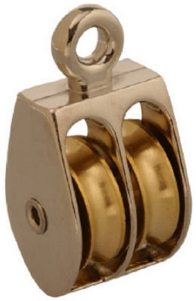 Apex T7655202N Double Rigid Eye Rope Pulley, 3/4 Inch