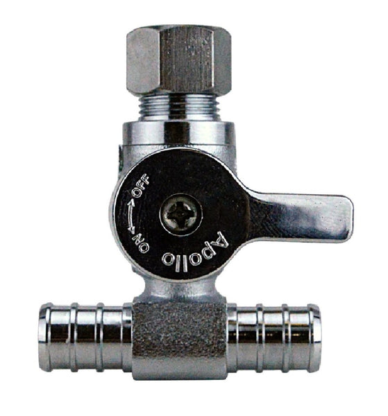 Apollo Valves APXVT121238 Dishwasher Tee Valve, Chrome