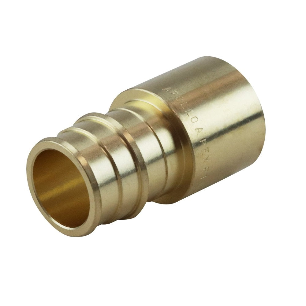 Apollo Valves EPXFS3434 PEX-A Barb Adapter, Brass, 1.83 Inch x 3/4 Inch