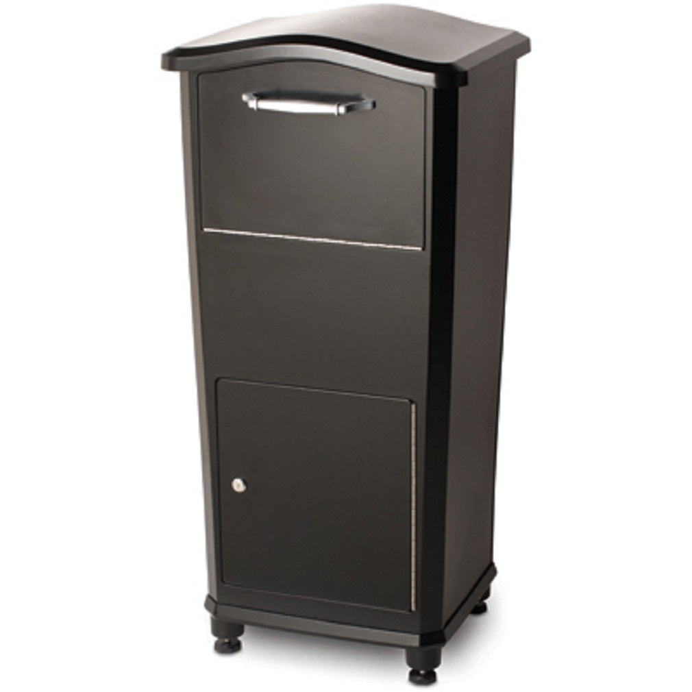 Architectural Mailboxes 6900B-10 Elephantrunk Parcel Drop Box, Black