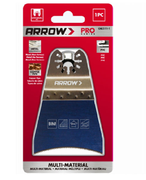 Arrow Fastener OSC111-1 BiM Blade for Plastic, 2-9/16 Inch