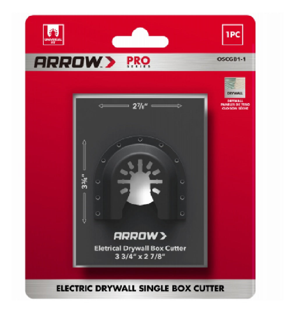 Arrow Fastener OSCGB1-1 Electric Drywall Single Box Cutter, Steel