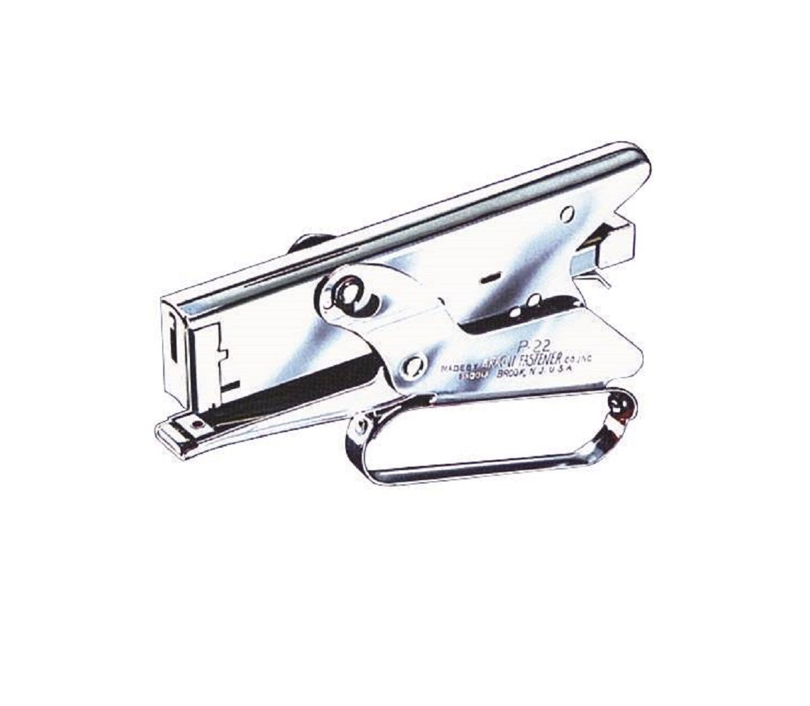 Arrow Fastener P22 Heavy Duty Plier Type Staple , Steel, Chrome