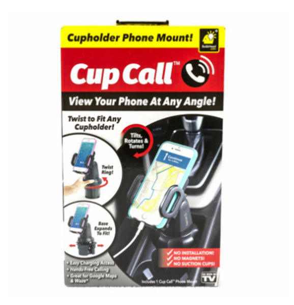 As Seen On TV 13942-6 Cup Call Cell Phone Mount
