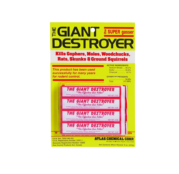 Atlas Chemical 00333 Giant Destroyer, Medium Grey, 2 Oz