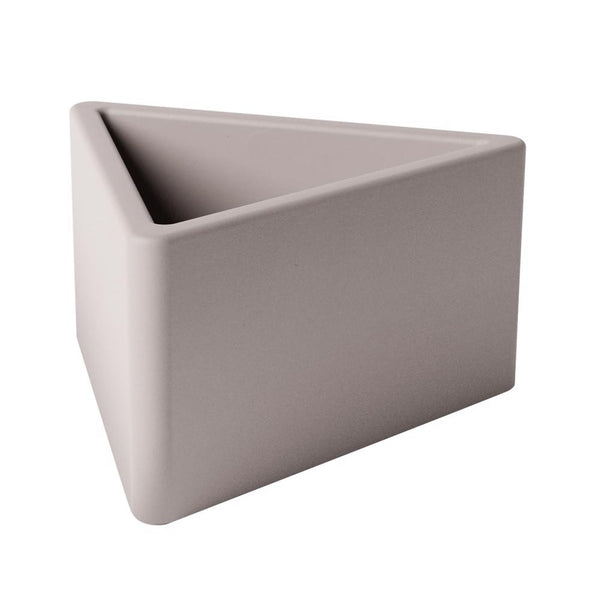 Avera AFM8309060N Triangle Planter, Natural, Cement