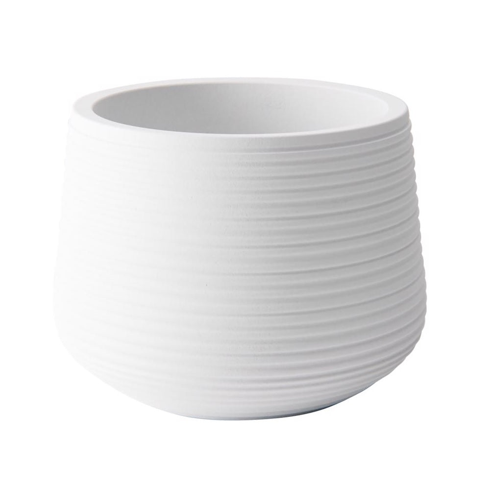 Avera AFM003045W Century Groove Planter, White