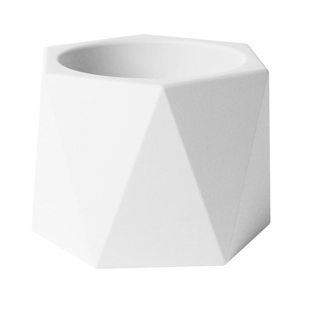 Avera AFM524050W Dodecagon Planter, White