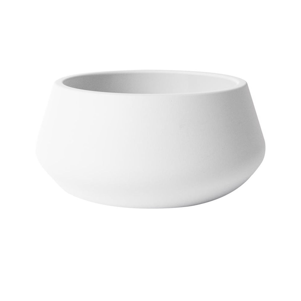 Avera AFM003060W Rae Planter, White, Cement