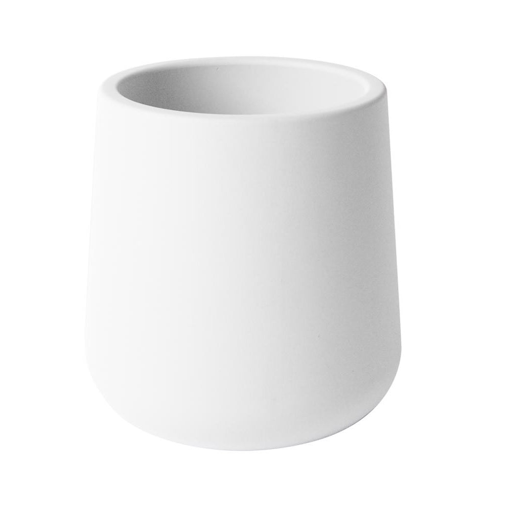 Avera AFM527040W Tapered Cylinder Planter, White