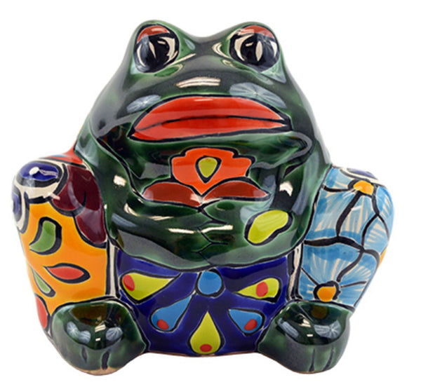 Avera APG006070 Ceramic Telavera Frog Planter, Assorted Color